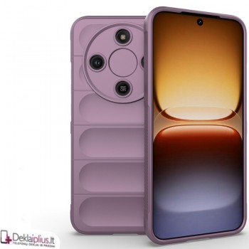 Magic Shield guminis dėklas - violetinis (Huawei Honor Magic 8 Lite) Magic Shield guminis dėklas - violetinis (Huawei Honor Magic 8 Lite)